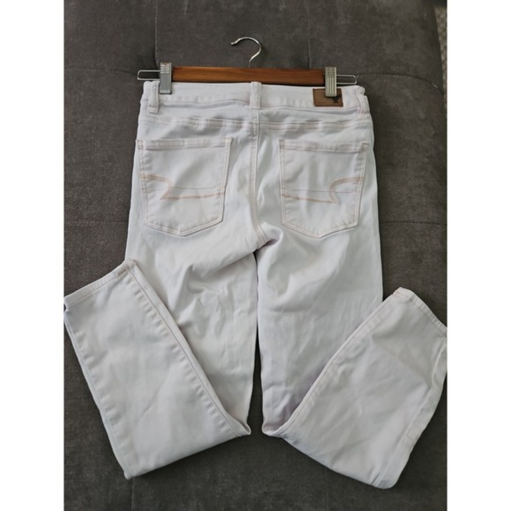 American Eagle‎ Hi-Rise Jegging Crop Super Super Stretch Pants Light Pink Size 2